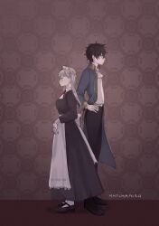 Rule 34 | bad tag, black clover, black hair, butler, couple, hot, maid, noelle silva, twintails, yuno (black clover)