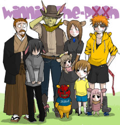 Rule 34 | 3girls, 6+boys, animification, child, christopher robin, cowboy, cowboy hat, cowboy western, disney, eeyore, everyone, faceless, faceless male, hat, japanese clothes, kanga, mask, multiple boys, multiple girls, owl (winnie the pooh), parody, personification, piglet (winnie the pooh), pooh, rabbit (winnie the pooh), roo, tigger, translated, western, winnie the pooh