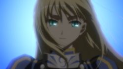 Rule 34 | 1girl, armor, artoria pendragon (all), artoria pendragon (fate), blonde hair, fate/stay night, fate/unlimited blade works, fate (series), female focus, gradient background, green eyes, long hair, saber (fate), smile, solo, type-moon