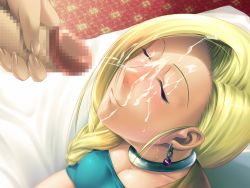 Rule 34 | 1girl, bed, bianca (dq5), blonde hair, blush, braid, breasts, censored, cleavage, close-up, closed eyes, clothed sex, cum, cum on hair, dragon quest, dragon quest v, dutch angle, earrings, ejaculation, facial, fingernails, from above, happy sex, hetero, indoors, jewelry, large breasts, long fingernails, long hair, looking up, masturbation, mature female, mosaic censoring, necklace, non-web source, penis, pink poison, side braid, single braid, smile, solo focus, sweat, swept bangs