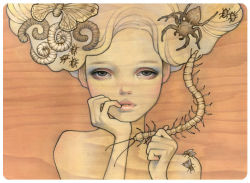 Rule 34 | audrey kawasaki, bad id, bad tumblr id, bug, centipede, insect, lips, millipede, moth, solo, spider, worm