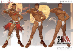 Rule 34 | 1boy, abs, absurdres, bara, bodypaint, bulge, dark-skinned male, dark skin, fundoshi, hand up, highres, japanese clothes, juhachiii, large pectorals, loincloth, looking at viewer, male focus, multiple views, muscular, muscular male, navel, navel hair, nipples, original, pectorals, see-through, short hair, smile, stomach, tattoo, thick eyebrows, thick thighs, thighs, topless male, tribal, tribal tattoo, wet, wet clothes, wet fundoshi