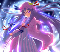 1girl aa44 blush female_focus long_hair patchouli_knowledge purple_eyes purple_hair solo touhou