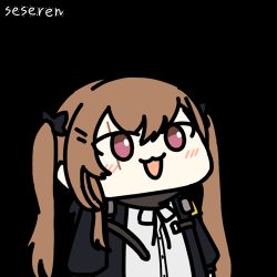 Rule 34 | 1girl, animated, animated gif, girls&#039; frontline, long hair, lowres, open mouth, seseren, twintails, ump9 (girls&#039; frontline)