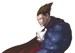 Rule 34 | 1boy, capcom, cape, demitri maximoff, highres, male focus, muscular, nona, official art, red eyes, solo, svc chaos, vampire, vampire (game)