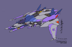 Rule 34 | 1boy, 2021, aircraft, airplane, alex milne, cannon, character name, decepticon, fighter jet, jet, military, military vehicle, no humans, official art, purple background, science fiction, signature, spacecraft, spaceplane, symbol, the transformers (idw), thunderwing (transformers), transformers, vehicle focus, wings