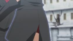 Rule 34 | 1girl, animated, animated gif, ass, butt crack, luciana mazzei, panties, screencap, solo, strike witches, tagme, tail, underwear, world witches series