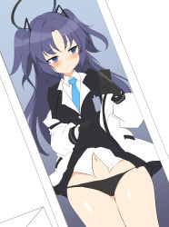 Rule 34 | 1girl, absurdres, black gloves, black jacket, black panties, black skirt, blue archive, blue eyes, blue hair, blue necktie, blush, cellphone, clothes lift, collared shirt, commentary request, gloves, highres, holding, holding phone, jacket, lifted by self, long hair, long sleeves, momio, navel, necktie, off shoulder, open clothes, open jacket, panties, parted bangs, phone, pleated skirt, puffy long sleeves, puffy sleeves, selfie, shirt, skirt, skirt lift, solo, two side up, underwear, very long hair, white jacket, white shirt, yuuka (blue archive)
