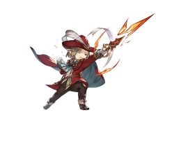 Rule 34 | 10s, 1boy, blue eyes, boots, brown hair, capelet, crying, feathers, full body, gloves, granblue fantasy, harvin, harvin, hat, male focus, minaba hideo, official art, one eye closed, open mouth, pointy ears, solo, sparkle, sword, tears, transparent background, vermeil, weapon