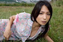 Rule 34 | dress, field, kawamura yukie, photo (medium), sundress, tagme