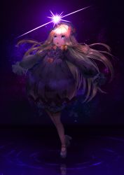 Rule 34 | 1girl, :o, abigail williams (fate), absurdres, black bow, black dress, black footwear, black legwear, black shorts, blonde hair, blue eyes, bow, dress, fate/grand order, fate (series), floating hair, frilled shorts, frills, full body, hair bow, highres, long hair, mary janes, maya komaki, multiple hair bows, orange bow, outstretched arms, parted bangs, polka dot, polka dot bow, shoes, short dress, shorts, shorts under dress, sleeves past fingers, sleeves past wrists, solo, very long hair