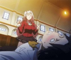 Rule 34 | animated, animated gif, arima teppei, bouncing breasts, breasts, charlotte hazellink, long hair, lowres, princess lover
