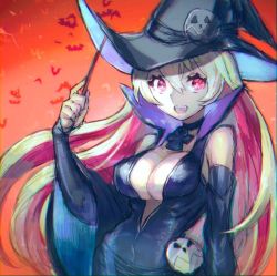 Rule 34 | guilty gear, hat, jack-o&#039; valentine, long hair, looking at viewer, wand, witch, witch hat, yohane shimizu