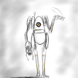 Rule 34 | ao kamakiri, aperture science handheld portal device, no humans, non-humanoid robot, p-body, portal, portal (series), portal 1, portal 2, robot, valve