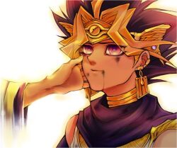 Rule 34 | aknamkanon, atem, bad deviantart id, bad id, egyptian clothes, father and son, jewelry, light, non-web source, pharaoh, spiked hair, tblmti, yu-gi-oh!, yu-gi-oh! duel monsters