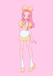Rule 34 | 1girl, digimon, female focus, long hair, pink hair, ribbon, solo, tachikawa mimi, tongue, tongue out