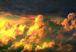 Rule 34 | above clouds, cloud, commentary, mks, no humans, original, outdoors, scenery, sky, sunlight, sunset