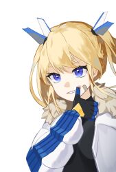 Rule 34 | 1girl, blonde hair, blue eyes, goddess of victory: nikke, laplace (nikke), solo, tagme, twintails
