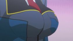 Rule 34 | animated, anime screenshot, aresta blanket, bouncing breasts, breasts, fight ippatsu! juuden-chan!!, large breasts, necktie, sound, video
