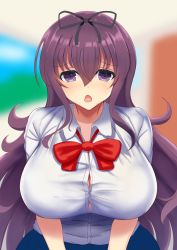 Rule 34 | breasts, highres, large breasts, murasaki (senran kagura), purple hair, senran kagura, tagme