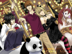 Rule 34 | 00s, amane misa, carousel, death note, l (death note), yagami light
