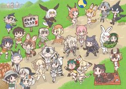 Rule 34 | 1boy, 6+girls, :&gt;, :3, ^ ^, animal ears, animal print, apron, aqua hair, arctic hare (kemono friends), arm up, armadillo ears, armadillo tail, armor, armored boots, arms up, artist name, bald eagle (kemono friends), ball, bare arms, bare legs, basket, bearded seal (kemono friends), binoculars, bird tail, bird wings, black eyes, black hair, black rhinoceros (kemono friends), blonde hair, blowhole, blue eyes, blue wildebeest (kemono friends), blush, blush stickers, boots, bow, bowtie, bread, breast pocket, breastplate, broken, brown eyes, brown hair, buruma, c:, california sea lion (kemono friends), californian sea otter (kemono friends), captain (kemono friends), captain (kemono friends 3), caracal (kemono friends), carrying, cat ears, cat tail, catsuit, cetacean tail, chapman&#039;s zebra (kemono friends), chibi, chinese white dolphin (kemono friends), closed eyes, closed mouth, common bottlenose dolphin (kemono friends), common dolphin (kemono friends), day, dhole (kemono friends), dog ears, dog tail, donkey (kemono friends), donkey ears, dorsal fin, dress, elbow gloves, elbow pads, extra ears, fingerless gloves, fins, fish tail, food, full-face blush, fur collar, furrowed brow, gauntlets, geta, giant armadillo (kemono friends), giant pangolin (kemono friends), glasses, gloves, grass, green hair, grey hair, hair between eyes, hair ornament, hair over eyes, hand on own hip, hands in pockets, hands on own hips, hat, hat feather, head fins, head wings, helmet, high ponytail, highres, hippopotamus (kemono friends), hippopotamus ears, holding, hood, hood up, hoodie, horizontal pupils, horns, jacket, kemono friends, kemono friends 3, knee pads, kotobuki (tiny life), layered sleeves, light brown hair, long hair, long sleeves, looking afar, looking at another, looking at viewer, medium hair, meerkat (kemono friends), meerkat ears, meerkat tail, multicolored hair, multiple girls, narwhal (kemono friends), one-piece swimsuit, open mouth, orca (kemono friends), otter ears, outdoors, outstretched arms, pangolin ears, pangolin tail, panther ears, panther tail, pantyhose, pantyhose under shorts, parted bangs, peach panther (kemono friends), phonograph, pink hair, pith helmet, platinum blonde hair, playing games, pocket, print shirt, pronghorn (kemono friends), rabbit ears, rabbit tail, record, red-eared slider (kemono friends), red hair, rhinoceros ears, rhinoceros tail, sand cat (kemono friends), sand cat print, seal tail, serval (kemono friends), serval tail, sheep (kemono friends), sheep ears, sheep horns, sheep tail, shirt, shoes, short dress, short over long sleeves, short sleeves, shorts, sign, sitting, skirt, sleeveless, sleeveless dress, sleeveless shirt, smile, snake tail, standing, striped clothes, striped hoodie, sweater, swimsuit, tail, thighhighs, tickling, tickling armpits, tsuchinoko (kemono friends), turtle shell, v-shaped eyebrows, v arms, white hair, white rhinoceros (kemono friends), wings, wrist cuffs, yellow eyes, zebra ears, zebra print, zebra tail, zettai ryouiki
