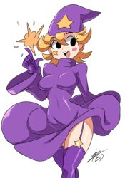 Rule 34 | bigdead, dress, highres, purple dress, tagme, witch