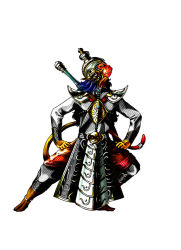 Rule 34 | armor, atlus, barefoot, blue hair, hanuman (shin megami tensei), helmet, monkey, persona, shin megami tensei