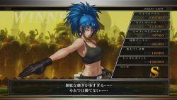 Rule 34 | blue hair, king of fighters xiii, leona heidern, screencap, snk, the king of fighters, the king of fighters xiii, translation request