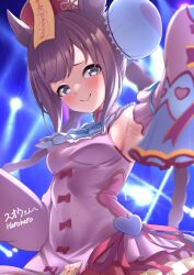 Rule 34 | 1girl, agnes digital (lovely jiangshi) (umamusume), agnes digital (umamusume), animal ears, armpits, artist name, blue eyes, blush, braid, breasts, closed mouth, detached sleeves, double bun, hair bun, herohero (higashi no dou), highres, horse ears, horse tail, jiangshi, long braid, long hair, long sleeves, looking at viewer, official alternate costume, official alternate hairstyle, ofuda, simple background, sleeves past fingers, sleeves past wrists, small breasts, smile, solo, sweat, tail, talisman, twin braids, umamusume