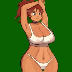 Rule 34 | breasts, brown hair, highres, huge breasts, hyyun ho, non-web source