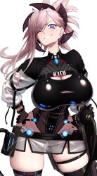 Rule 34 | 1girl, absurdres, breasts, fate/grand order, fate (series), female focus, highres, large breasts, miyamoto musashi (fate), shiroshisu, thick thighs, thighhighs, thighs