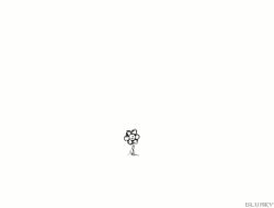 Rule 34 | animated, animated gif, asriel dreemurr, flower, flowey (undertale), monochrome, aged up, solo, tagme, undertale, white background