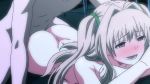 Rule 34 | 10s, 1boy, 1girl, animated, asahina konomi, ass, blonde hair, blush, breast press, clenched hands, collarbone, eyebrows, full-face blush, hetero, interior, long hair, lying, nude, on stomach, open mouth, prone bone, sex, sex from behind, teeth, thighs, toriko no (series), toriko no kusari, video