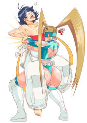 Rule 34 | 1990s (style), 2girls, asphyxiation, ass, baggy pants, bare shoulders, barefoot, bearhug, beaten, between breasts, black hair, blonde hair, blue eyes, boots, bra, breasts, capcom, choker, cleavage, constriction, defeat, dougi, feet, fighting, frills, head between breasts, heart, heart cutout, huge breasts, injury, johnrokk, knee boots, knee pads, large breasts, leotard, lifting person, lips, long hair, makoto (street fighter), mask, multiple girls, open mouth, over-kneehighs, pain, panties, pants, purple hair, rainbow mika, red bra, ribbon choker, rolling eyes, ryona, scarf, screaming, short hair, sideboob, sports bra, strapless, strapless bra, street fighter, street fighter iii (series), street fighter zero (series), submission, sweat, tears, thick thighs, thighhighs, thighs, thong, thong leotard, toes, twintails, underwear, very long hair, wrestling, wrestling outfit, yuri