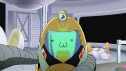 Rule 34 | 10s, :3, @ @, animated, animated gif, lowres, qt (space dandy), robot, space dandy
