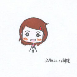 Rule 34 | 1girl, digimon, female focus, japanese text, simple background, solo, white background, yagami hikari