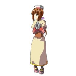 Rule 34 | 1girl, acolyte (ragnarok online), animated, animated gif, brown hair, long sleeves, mary janes, ragnarok online, shoes, simple background, solo, white background