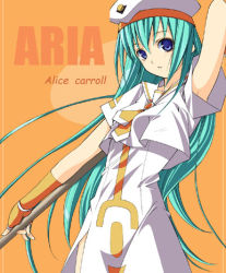 Rule 34 | 00s, 1girl, alice carroll, aria (manga), armpits, lowres, shiino yui, solo