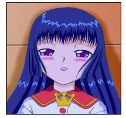 Rule 34 | angelic layer, black hair, kobayashi hatoko, lowres, purple eyes, school uniform, serafuku