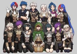 1other 6+boys 6+girls alear_(female)_(fire_emblem) alear_(fire_emblem) alear_(male)_(fire_emblem) alternate_costume ascot blue_eyes blue_hair brown_hair byleth_(female)_(fire_emblem) byleth_(fire_emblem) byleth_(male)_(fire_emblem) commentary_request corrin_(female)_(fire_emblem) corrin_(fire_emblem) corrin_(male)_(fire_emblem) crossed_arms fire_emblem fire_emblem:_new_mystery_of_the_emblem fire_emblem:_the_blazing_blade fire_emblem:_three_houses fire_emblem_awakening fire_emblem_fates garreg_mach_monastery_uniform green_hood hair_bun hair_over_eyes hair_over_one_eye hairband hand_on_another&#039;s_shoulder hand_over_another&#039;s_hand hat heterochromia highres hood kris_(female)_(fire_emblem) kris_(fire_emblem) kris_(male)_(fire_emblem) locked_arms long_hair looking_at_viewer mark_(fire_emblem:_the_blazing_blade) medium_hair military_hat multicolored_hair multiple_boys multiple_girls nintendo pointy_ears ponytail red_eyes red_hair robin_(female)_(fire_emblem) robin_(fire_emblem) robin_(male)_(fire_emblem) shez_(female)_(fire_emblem) shez_(fire_emblem) shez_(male)_(fire_emblem) short_hair smile split-color_hair thighhighs tiara trait_connection twintails very_long_hair white_hair zuzu_(ywpd8853)