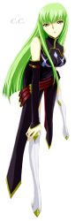 Rule 34 | 00s, 1girl, bad anatomy, bad id, bad pixiv id, boots, c.c., code geass, green hair, long image, poorly drawn, solo, tall image, thigh boots, thighhighs, yellow eyes