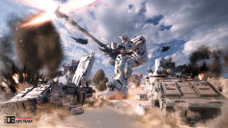 Rule 34 | absurdres, aircraft, armored vehicle, army, battle, blue sky, cannon, character name, cloud, commentary, dust, english commentary, english text, explosion, firing, flying, ground gundam, gundam, gundam 08th ms team, highres, hovercraft, michaellee4, military, military vehicle, mobile suit, motor vehicle, realistic, science fiction, shield, sky, smoke, tank, title, type 74 (gundam), war, watercraft