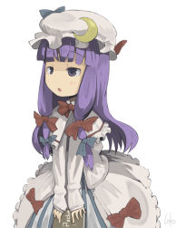 Rule 34 | 1girl, book, cross-eyed, female focus, inemuri uno, inemuriuno, patchouli knowledge, simple background, solo, standing, touhou, white background