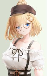 Rule 34 | absurdres, blacktomato14, blonde hair, blue eyes, breasts, dog, glasses, hat, highres, hololive, hololive english, large breasts, md5 mismatch, resolution mismatch, source smaller, virtual youtuber, watson amelia, watson amelia (street casual)