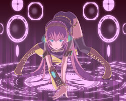 Rule 34 | 1girl, all fours, asakawa yuu, bad id, bad pixiv id, boots, fate/stay night, fate (series), legs, long hair, magic circle, medusa (fate), medusa (rider) (fate), megurine luka, murakumo takeru, parody, solo, square pupils, thighhighs, very long hair, vocaloid, voice actor connection