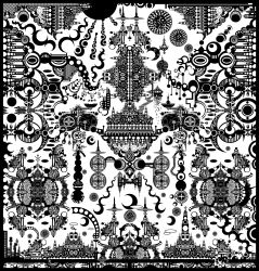 Rule 34 | abstract, city, clock, greyscale, highres, monochrome, no humans, symmetry, yyy