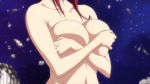 Rule 34 | 1girl, animated, blush, bouncing breasts, breasts, covered erect nipples, highres, hoods entertainment, huge breasts, navel, nipples, oribe mafuyu, red hair, seikon no qwaser, solo, sound, uno makoto, upper body, video, video