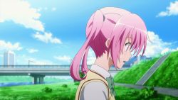 Rule 34 | 10s, animated, animated gif, ass, blush, breasts, cameltoe, cleft of venus, licking, nana asta deviluke, nipples, panties, pink eyes, pink hair, to love-ru, to love-ru darkness, twintails, underwear, wedgie