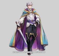 Rule 34 | 1boy, black footwear, black gloves, black pants, fire emblem, fire emblem awakening, fire emblem heroes, full body, gloves, holding, holding sword, holding weapon, looking at viewer, male focus, nintendo, official alternate costume, official art, pants, robin (fire emblem), robin (male) (exalt&#039;s deliverer) (fire emblem), robin (male) (fire emblem), shirt, solo, sword, two-sided fabric, wada sachiko, weapon, white hair, white shirt